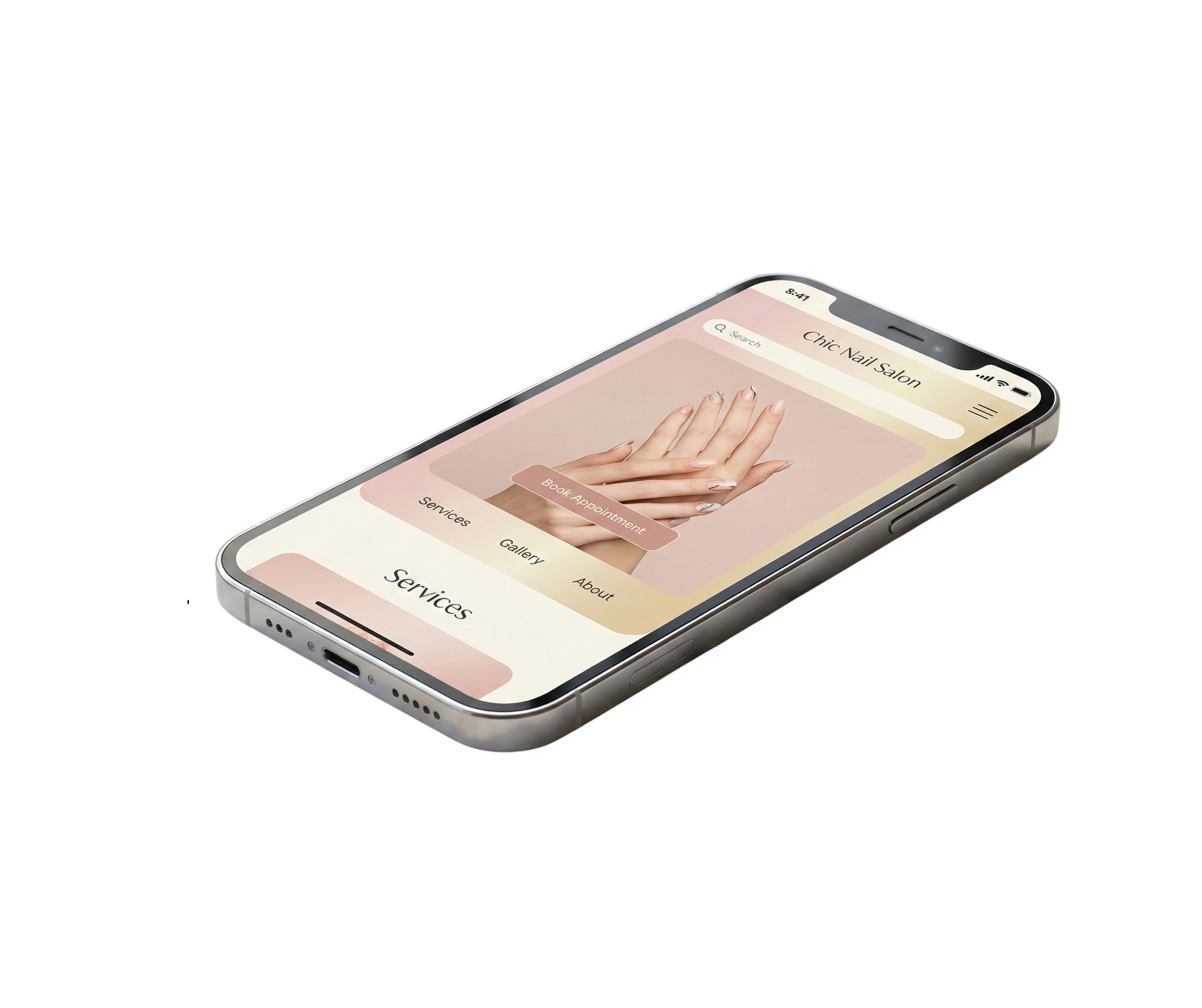 Interior staircase with lighting